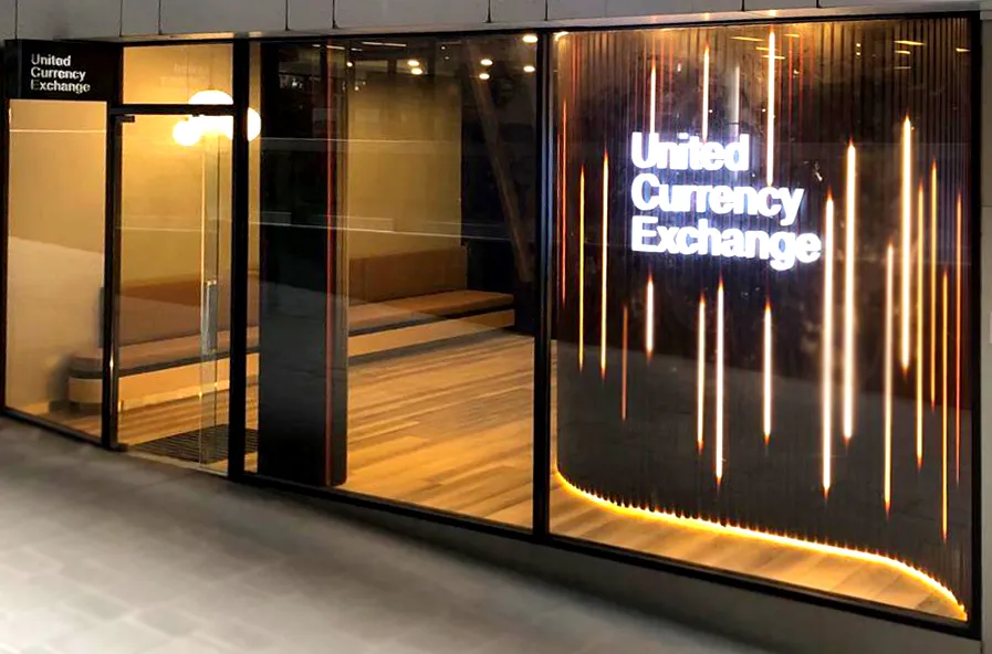 United Currency Exchange QV Jane Bell Lane Branch interior